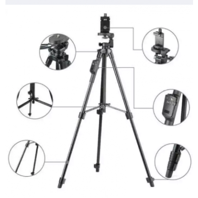 Yunteng VCT-5208 Tripod Stand With Remote-Black